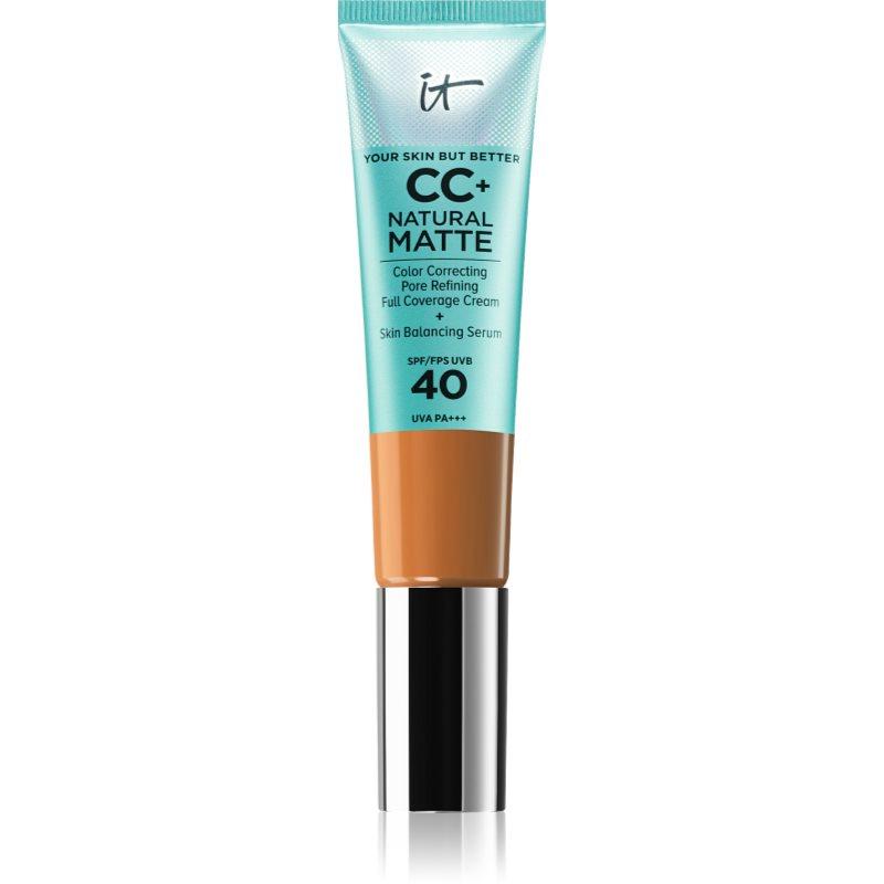 IT Cosmetics Your Skin But Better CC+ Natural Matte matující make-up SPF 40 pro ženy Rich 32 ml