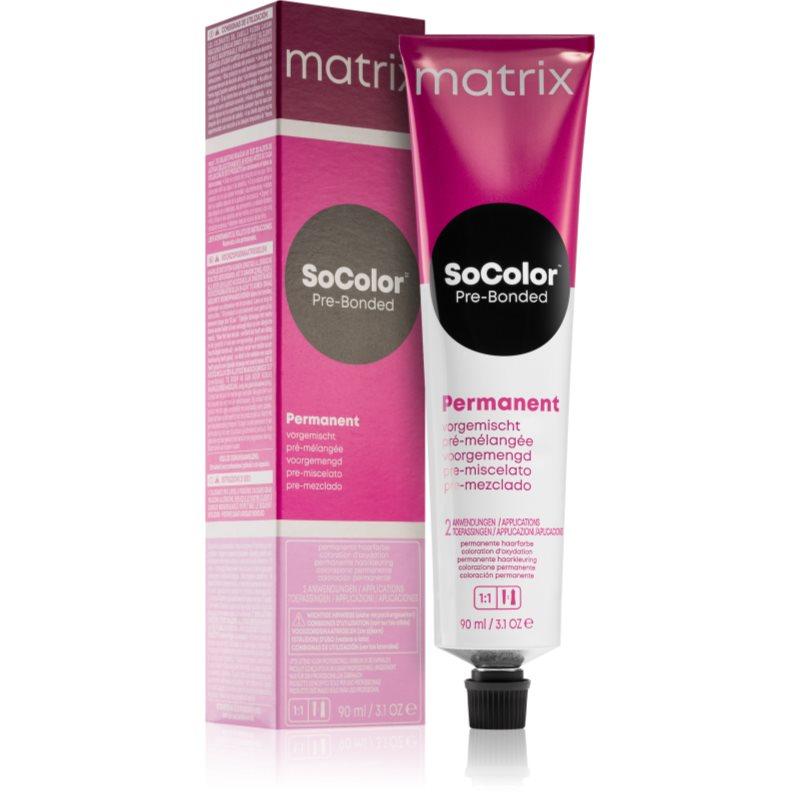 Matrix SoColor Pre-Bonded Blended permanentní barva na vlasy odstín 5RR+ Light Brown Red Red 90 ml