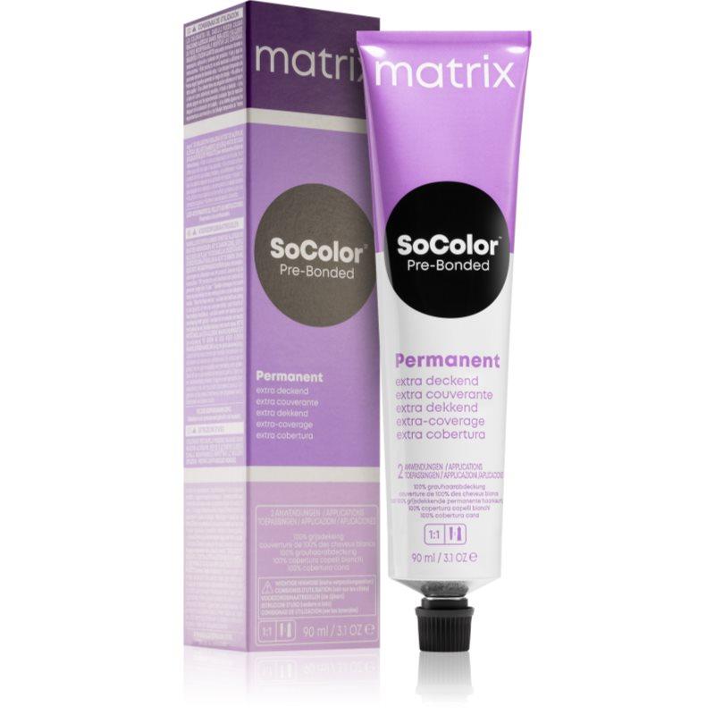 Matrix SoColor Pre-Bonded Extra Coverage permanentní barva na vlasy odstín 506NW Dark Blonde Neutral Warm 90 ml