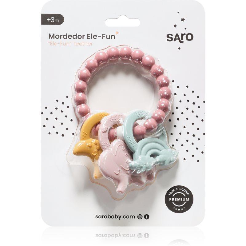 Saro Baby Ele-Fun kousátko Pink 1 ks