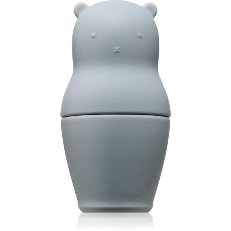 Saro Baby Silicone Didactic Matrioskas aktivity hračka Mist Blue 4 ks