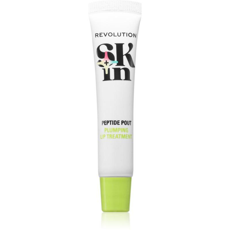 Revolution Skincare Skindividual Go Gentle Peptide Pout Plumping Lip Treatment hydratační balzám na rty se zvětšujícím efektem 15 ml