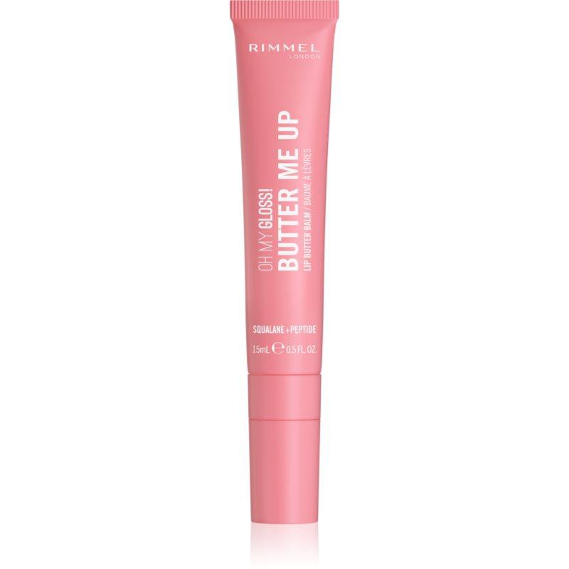 Rimmel Oh My Gloss! Butter Me Up hydratační balzám na rty odstín 002 Bubble Gum 15 ml