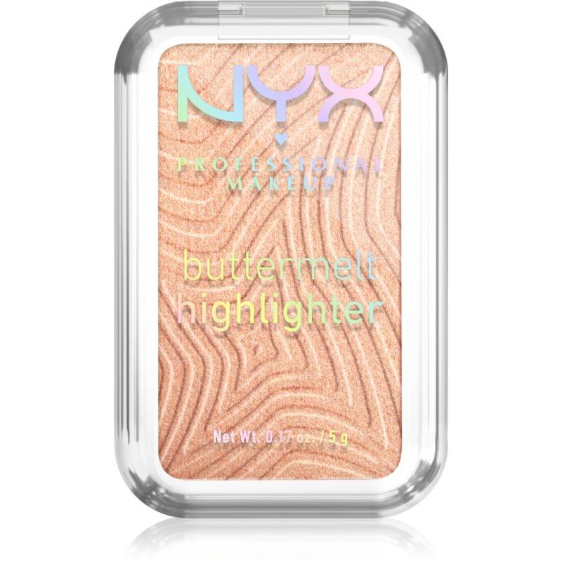 NYX Professional Makeup Buttermelt Highlighter rozjasňovač odstín glaze it butta 10 5 g