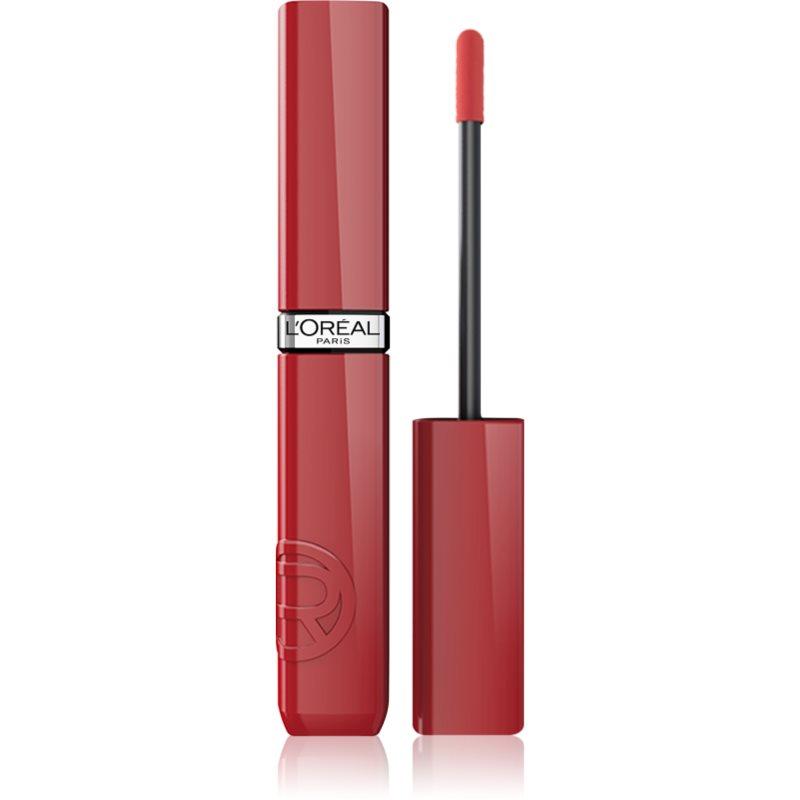L’Oréal Paris Infaillible Laque Resistance dlouhotrvající tekutá rtěnka dodávající hydrataci a lesk odstín 215 Drunk in Rose 4.3 ml