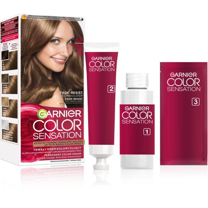 Garnier Color Sensation barva na vlasy odstín 6.0 Szlachetny Ciemny Brąz 1 ks