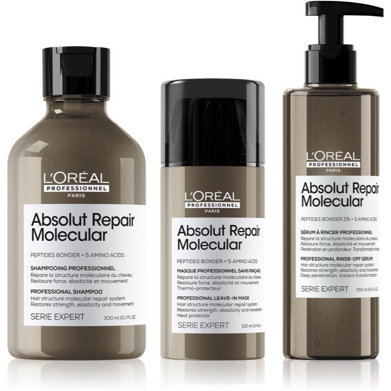 L’Oréal Professionnel Serie Expert Absolut Repair Molecular výhodné balení pro poškozené vlasy