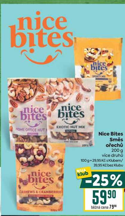 Nice Bites Směs ořechů 200 g 