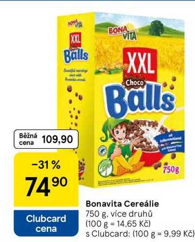 Bonavita Cereálie, 750 g, více druhů 