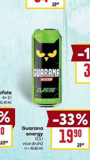 Guarana energy 0,5l