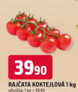 RAJČATA KOKTEJLOVÁ 1 kg větvička