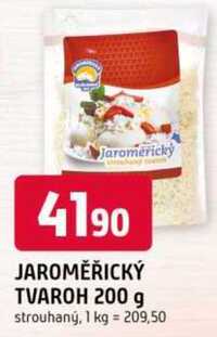JAROMĚŘICKÝ TVAROH 200 g strouhaný