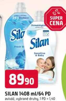 SILAN 1408 ml/64 PD aviváž, vybrané druhy