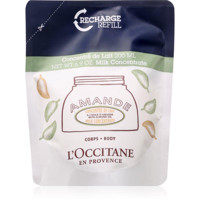 L’Occitane Almond Milk Concentrate zpevňující tělový krém Refill 200 ml