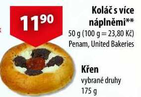 Koláč s více náplněmi, 50 g 