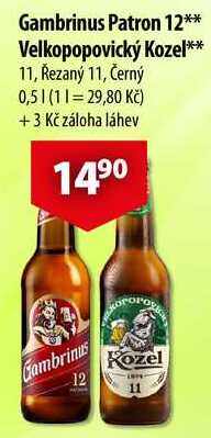 Gambrinus Patron 12, 0,5 l