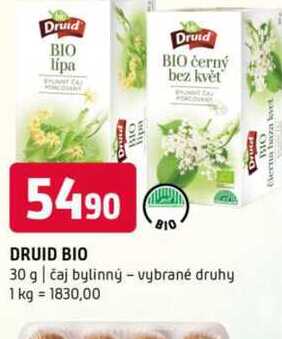 Druid 30 g čaj bylinný vybrané druhy 
