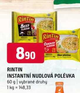 Rintin instantní nudlová polévka 60g