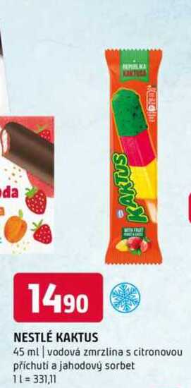 Nestlé Kaktus vodová zmrzlina 45g