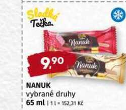 Nanuk vybrané druhy 65 ml