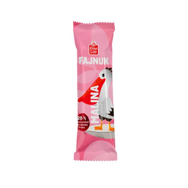 Fine Life Fajnuk malina bílá poleva