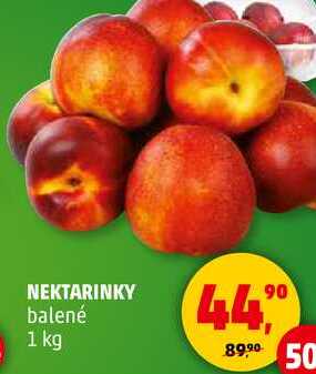 NEKTARINKY balené, 1 kg  