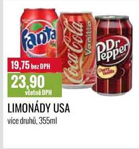 LIMONÁDY USA 355ml 