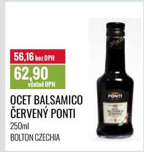 OCET BALSAMICO ČERVENÝ PONTI 250ml