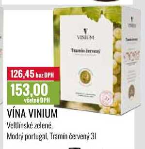 VÍNA VINIUM 3l