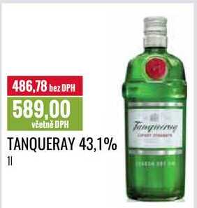 TANQUERAY 43,1% 1l