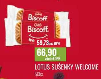 LOTUS SUŠENKY WELCOME 50ks 