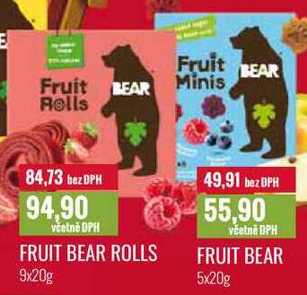 FRUIT BEAR 5x20g 