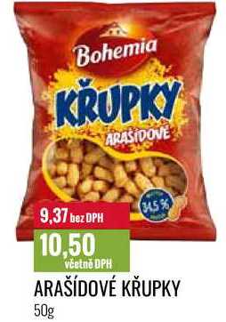 ARAŠÍDOVÉ KŘUPKY 50g 