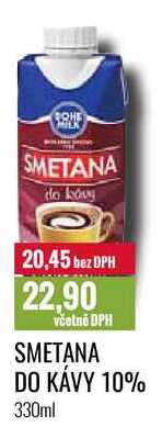 SMETANA DO KÁVY 10% 330ml 