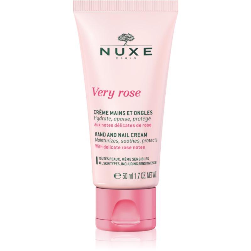 Nuxe Very Rose Hand And Nail Cream krém na ruce a nehty s růžovou vodou 50 ml