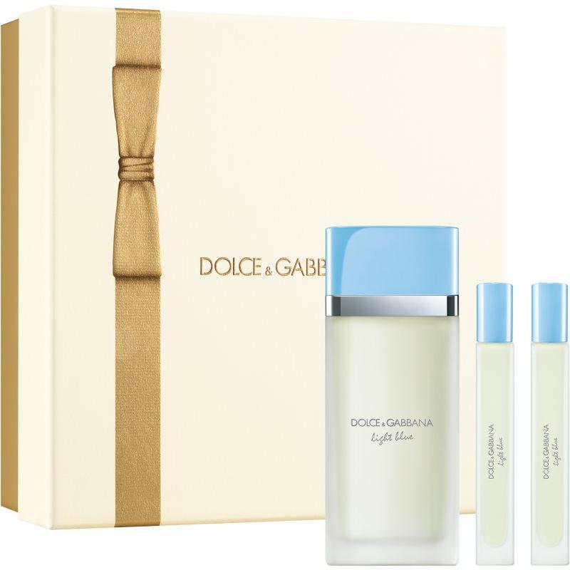 Dolce&Gabbana Light Blue EDT Trio Gift Set NEW dárková sada pro ženy