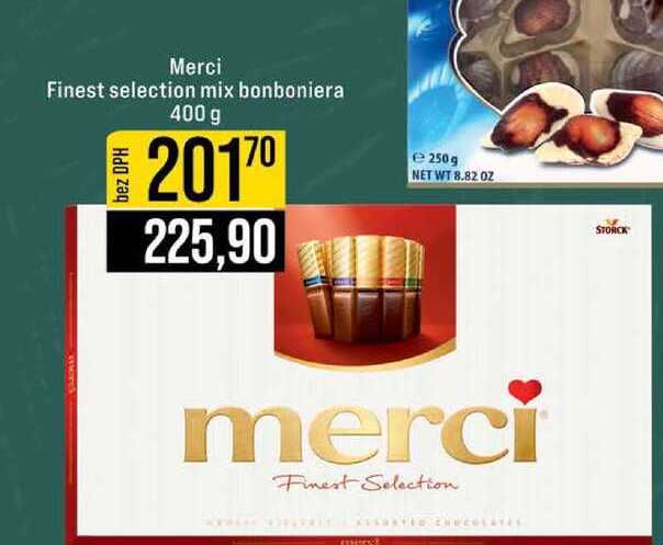 Merci Finest selection mix bonboniera More 400 g