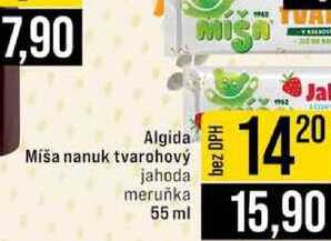 Algida Miša nanuk tvarohový jahoda meruňka 55 ml 