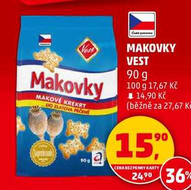 MAKOVKY VEST, 90 g  