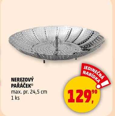 NEREZOVÝ PAŘÁČEK max. pr. 24,5 cm, 1 ks 