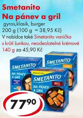 Smetanito Na pánev a gril, 200 g