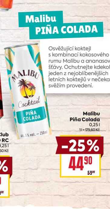 Malibu Piña Colada 0,25l
