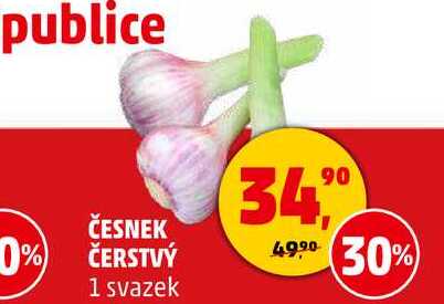 ČESNEK ČERSTVÝ, 1 svazek  