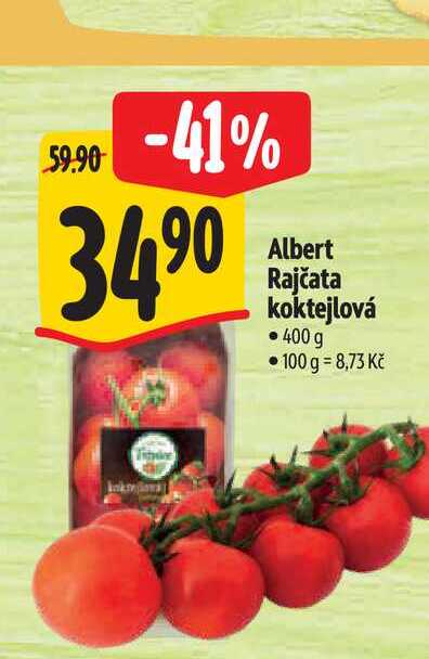   Albert Rajčata koktejlová  400 g  