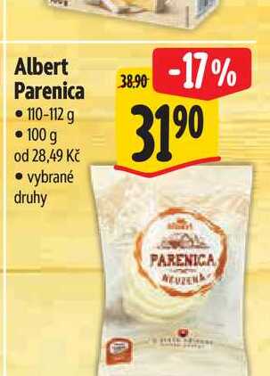 Albert Parenica 110-112 g  