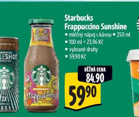  Starbucks Frappuccino Sunshine 250 ml
