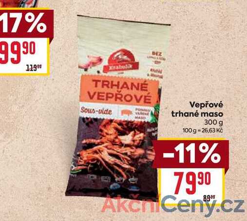Vepřové trhané maso 300 g 