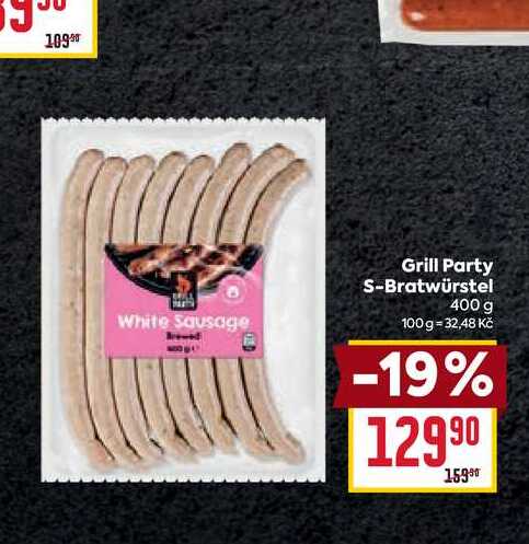 Grill Party S-Bratwürstel 400 g