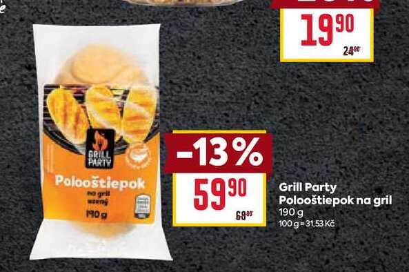 Grill Party Polooštiepok na gril 190 g 