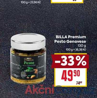 BILLA Premium Pesto Genovese 130 g